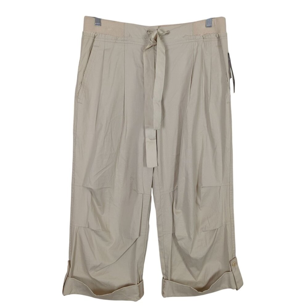 DKNY Donna Karan New‎ York Women's comfy Birch Pleated Bermuda Pants sz 10